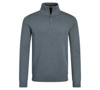 Weird Fish Mens Baxter Fine Knit Quarter Zip Jumper (Blue Mirage) Cotton - Size 4XL