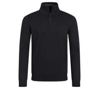 Weird Fish Mens Baxter Fine Knit Quarter Zip Jumper (Navy) Cotton - Size X-Large