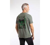 Weird Fish Men's Black Salmon Artist T-Shirt in Olive | Size: 2XL Weird Fish Olive 2XL