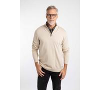 Weird Fish Men's Blaine Fine Knit 1/4 Zip Jumper in Nude | Size: Medium Weird Fish Nude M