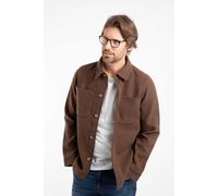 Weird Fish Men's Charles Plain Over Shirt in Light Brown | Size: 4XL Weird Fish Light Brown 4XL