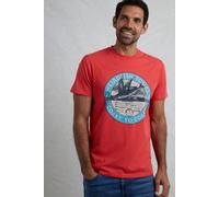 Weird Fish Coasting Mens Front Print Graphic T-Shirt -