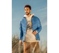 Weird Fish Crantock Lightweight Showerproof Padded Jacket Washed Blue Size L