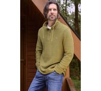 Weird Fish Men's Cruiser 1/4 Zip Macaroni Sweatshirt in Light Green | Size: 2XL Weird Fish Light Green 2XL