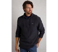 Weird Fish Men's Cruiser 1/4 Zip Macaroni, Blue XXXL