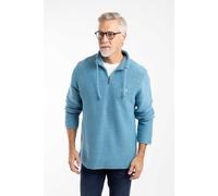 Weird Fish Men's Cruiser 1/4 Zip Macaroni Sweatshirt in Pale Blue | Size: Medium Weird Fish Pale Blue M