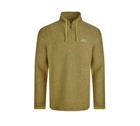 Weird Fish Mens Cruiser Macaroni Quarter Zip Pullover (Antique Moss) - Yellow - Size X-Large