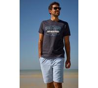 Weird Fish Men's Dewey Stripe Shorts in Ecru | Size: 36 Weird Fish Ecru 36