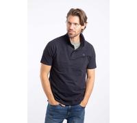 Weird Fish Men's Dylan Cotton Tipped Collar Polo Shirt in Midnight | Size: Small Weird Fish Midnight S