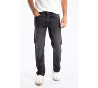 Weird Fish Eddie Straight Leg Denim Jeans Washed Black Size 40