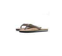 Weird Fish Men's Englewood Cork Flip Flops in Olive | Size: 10 Weird Fish Olive 10
