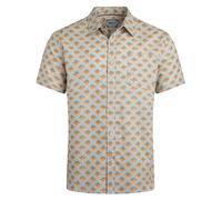Weird Fish Mens Faraway Shell Organic Cotton Shirt (Caramel) - Camel - Size Large