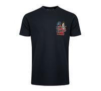 Weird Fish Mens Fighters Heritage Wash T-Shirt Navy S