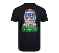Weird Fish Mens Fish Nations 25 Heritage T-Shirt Navy S