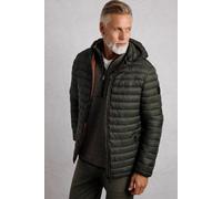 Weird Fish Men's Flete Lightweight Showerproof Padded Hooded Jacket in Dark Grey | Size: Medium Weird Fish Dark Grey M