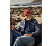 Weird Fish Men's Flete Lightweight Showerproof Padded Hooded Jacket in Navy | Size: Large Weird Fish Navy L
