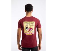 Weird Fish Men's Flewmours RSPB Collaboration Artist T-Shirt in Wine | Size: XL Weird Fish Wine XL