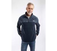 Weird Fish Men's Gilbert 1/4 Zip Printed Microfleece in Navy | Size: 5XL Weird Fish Navy 5XL