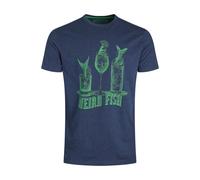Weird Fish Mens Happy Hour Graphic T-Shirt Blue 2XL