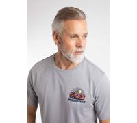 Weird Fish Men's Hiker Graphic T-Shirt in Grey | Size: 2XL Weird Fish Grey 2XL