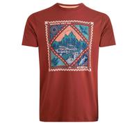 Weird Fish Mens Homestead Heritage Wash T-Shirt Brown S