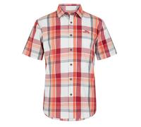 Weird Fish Mens Judd Short Sleeved Check Shirt Red S