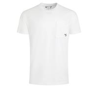Weird Fish Mens Keaton Organic Cotton Pocket T-Shirt (Light Cream) - Size X-Large
