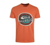 Weird Fish Mens Laid Back Graphic T-Shirt Orange M