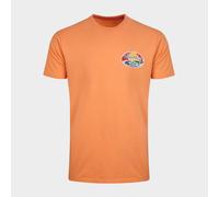 Weird Fish Men's Land And Sea Back Print Graphic T-shirt, Orange S