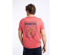 Weird Fish Men's Lobster Pot Graphic T-Shirt in Light Red | Size: 4XL Weird Fish Light Red 4XL