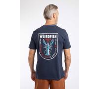 Weird Fish Men's Lobster Pot Graphic T-Shirt in Navy | Size: Medium Weird Fish Navy M