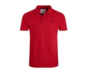 Weird Fish Mens Miles Pique Organic Polo Shirt (Barberry Red Marl) - Size 2XL