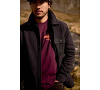 Weird Fish Men's Mountain Valley Graphic T-Shirt in Aubergine | Size: 2XL Weird Fish Aubergine 2XL