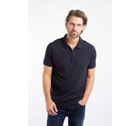 Weird Fish Men's Murray Cotton Half Zip Textured Jersey Polo in Midnight | Size: 2XL Weird Fish Midnight 2XL