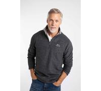 Weird Fish Men's Newark 1/4 Zip Grid Fleece in Jet Black | Size: 4XL Weird Fish Jet Black 4XL
