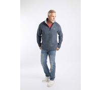 Weird Fish Men's Newark 1/4 Zip Grid Fleece in Mid Navy | Size: 2XL Weird Fish Mid Navy 2XL