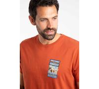 Weird Fish Men's Only Fowls & Hawkses Artist T-Shirt in Orange | Size: Medium Weird Fish Orange M