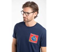 Weird Fish Men's Primal Bream Artist T-Shirt in Dark Blue | Size: Large Weird Fish Dark Blue L