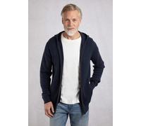 Weird Fish Men's Samuel Knitted Full Zip Hooded Jumper in Navy | Size: 2XL Weird Fish Navy 2XL