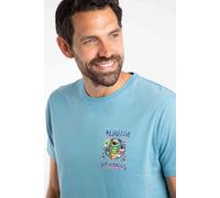 Weird Fish Men's Sea Shanties Artist T-Shirt in Light Blue | Size: XL Weird Fish Light Blue XL