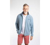 Weird Fish Men's Shires Full Zip Grid Fleece in Light Blue | Size: 4XL Weird Fish Light Blue 4XL