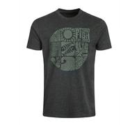 Weird Fish Mens Summer Sector Eco Graphic T-Shirt Black 2XL