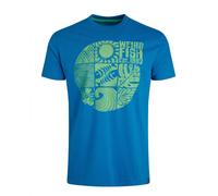 Weird Fish Mens Summer Sector Eco Graphic T-Shirt Blue S