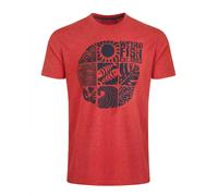 Weird Fish Mens Summer Sector Eco Graphic T-Shirt Red L