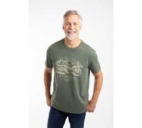 Weird Fish Men's Sunrise Front Print Graphic T-Shirt in Pale Green | Size: 5XL Weird Fish Pale Green 5XL
