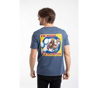 Weird Fish Men's The Whoot Artist T-Shirt in Bright Blue | Size: Medium Weird Fish Bright Blue M