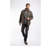 Weird Fish Men's Thunderchief Wadded Field Jacket in Dark Brown | Size: 2XL Weird Fish Dark Brown 2XL