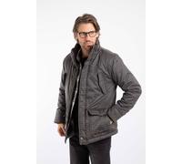 Weird Fish Men's Thunderman Printed Wadded Field Jacket in Brown | Size: Large Weird Fish Brown L