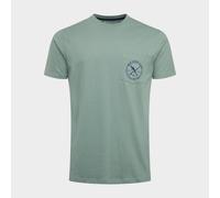 Weird Fish Men's Tidal Branded Pocket T-shirt, Green 4XL