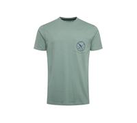 Weird Fish Mens Tidal Organic Short-Sleeved T-Shirt (Dusty Teal) - Size 2XL